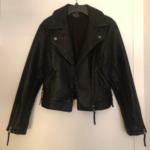 Topshop Faux Leather Jacket